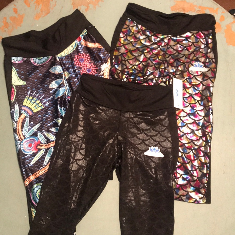 Lotus Leggings lot (3) NWT